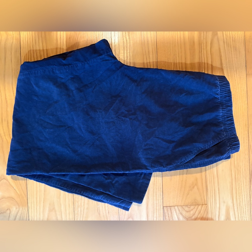 Corduroy Blue Pants